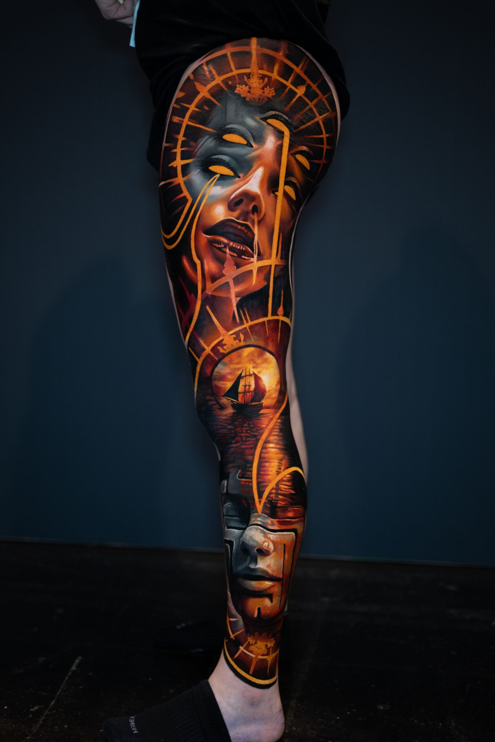 Rich Harris x Waler Montero — full leg, golden face