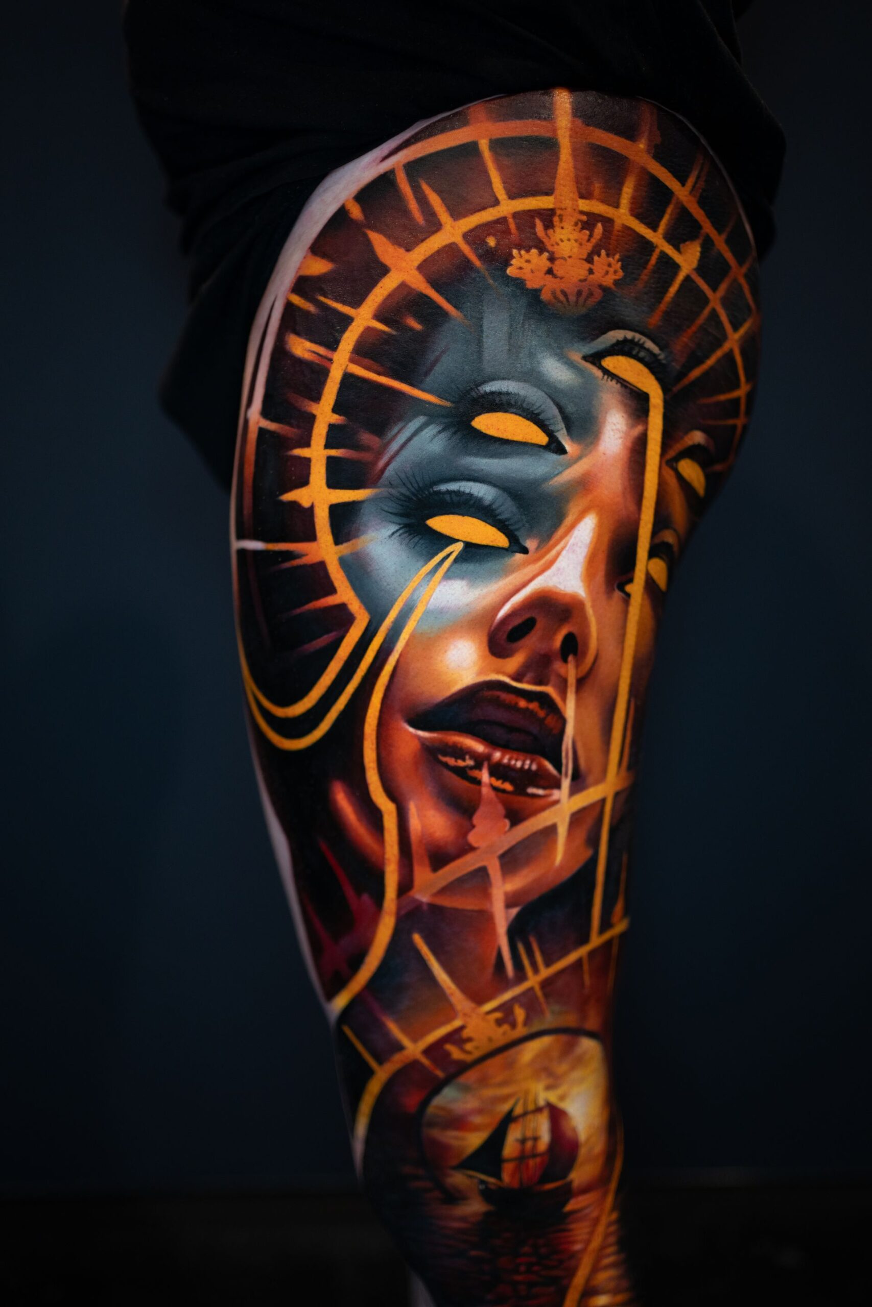 Rich Harris x Waler Montero — golden face close-up