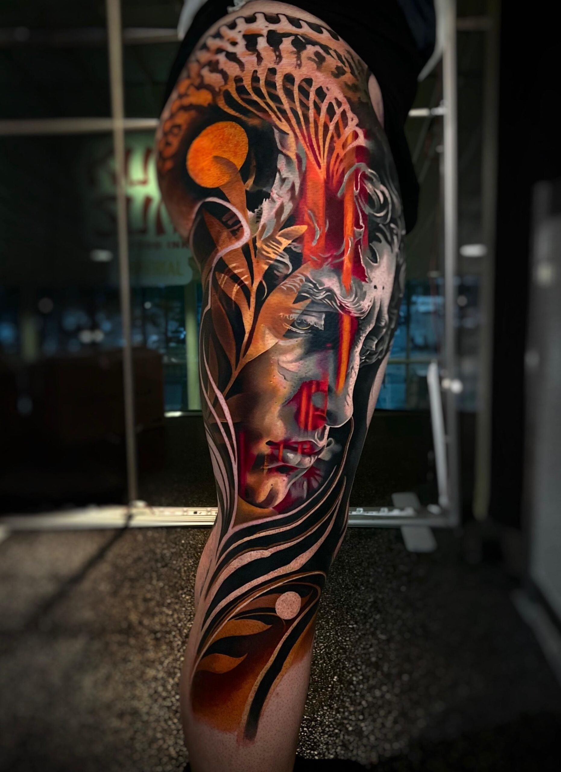 Waler Montero — leg piece, coral face composition