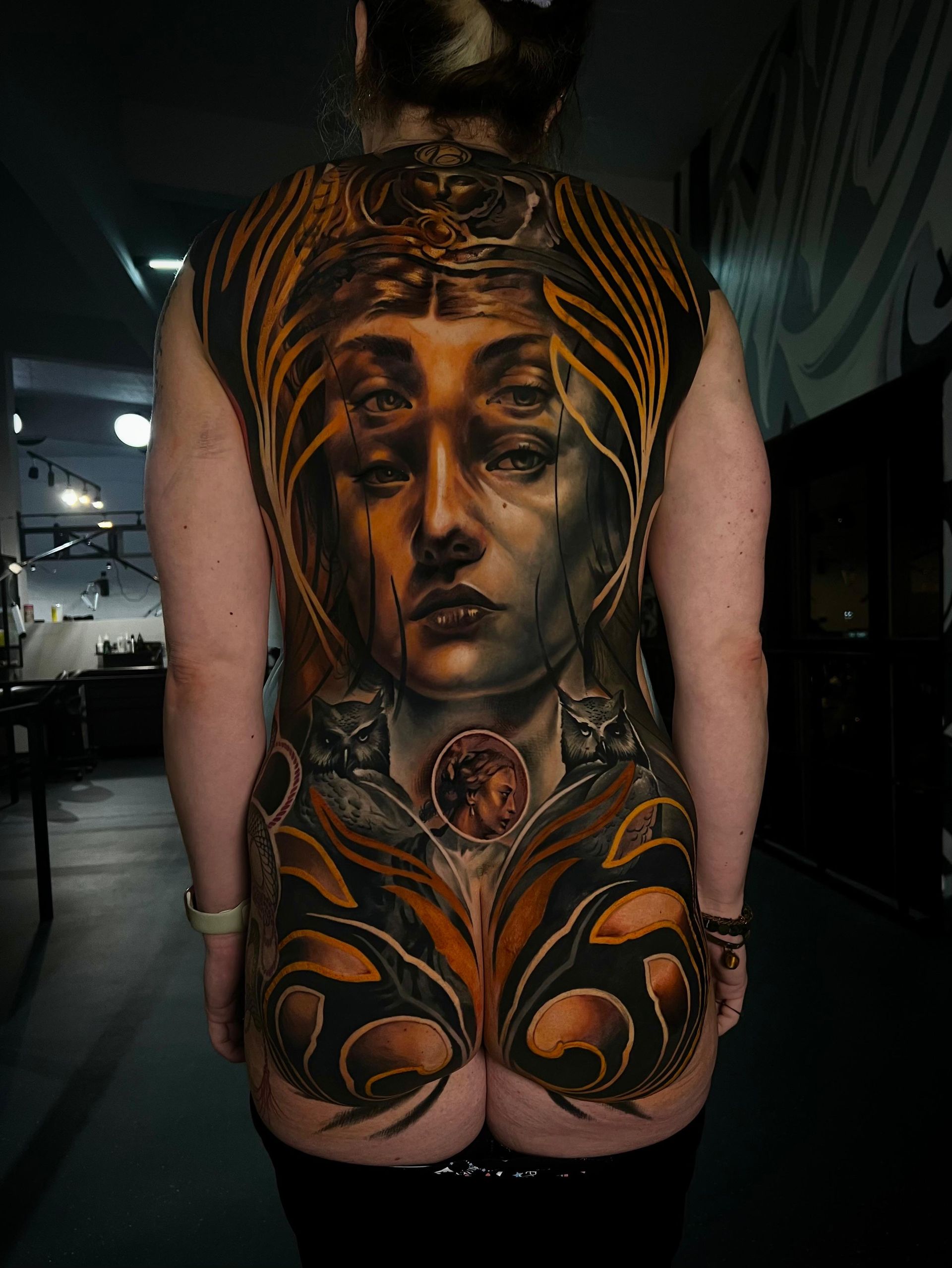 Waler Montero — full back piece, elegant portrait